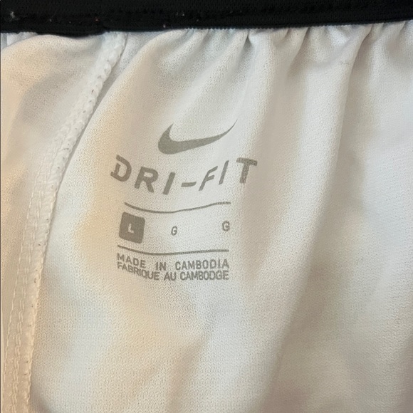 Nike Red and White Sports Shorts - Picture 2 of 2